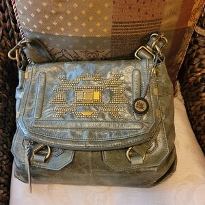 The Sak Destressed Leather Shoulder Bag